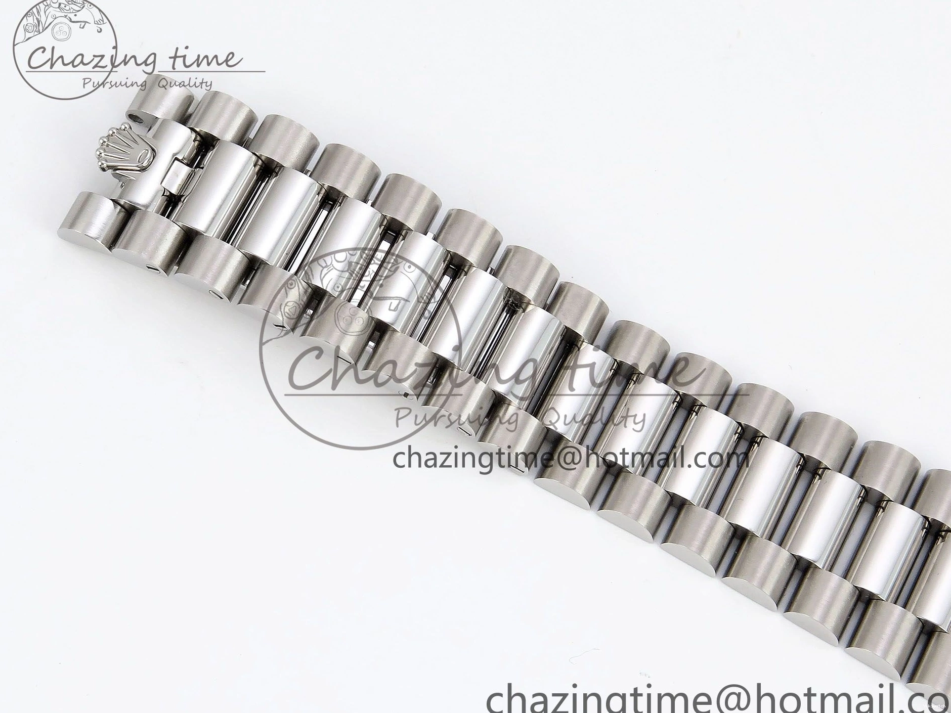 Weight) DayDate Ice JDF Steel 40 904L on SS VR3255 Bracelet Textured Blue President V3 (Gain Dial 0114